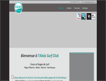 Tablet Screenshot of alaiasurfclub.com